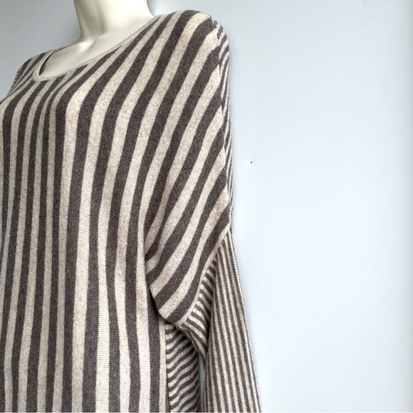 Sioni Angora, Cashmere Striped Sweater Size M - Picture 3 of 8